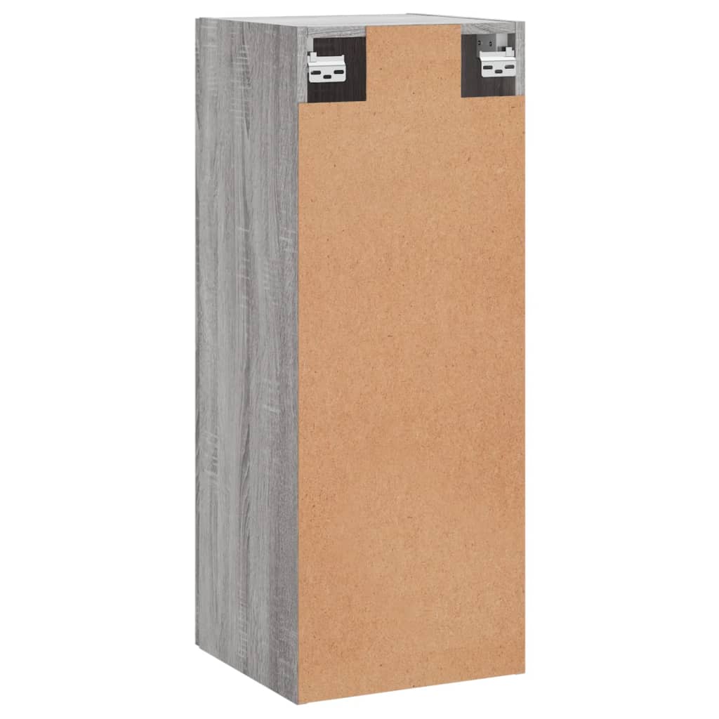vidaXL Ντουλάπι Τοίχου Γκρι Sonoma 34,5 x 34 x 90 εκ. Επεξεργ. Ξύλο