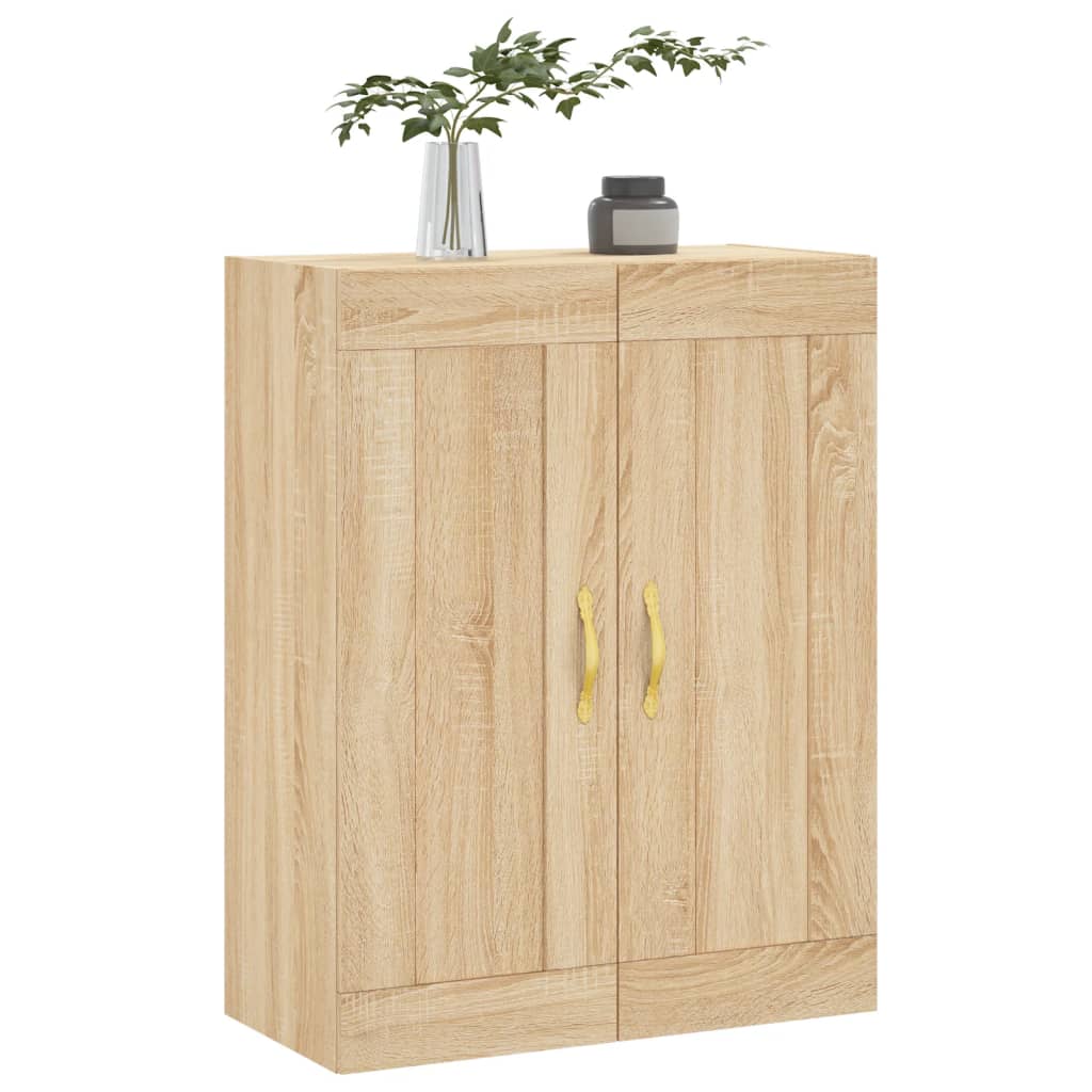 vidaXL Ντουλάπι Επιτοίχιο Sonoma Δρυς 69,5 x 34 x 90 εκ. Επεξεργ. Ξύλο