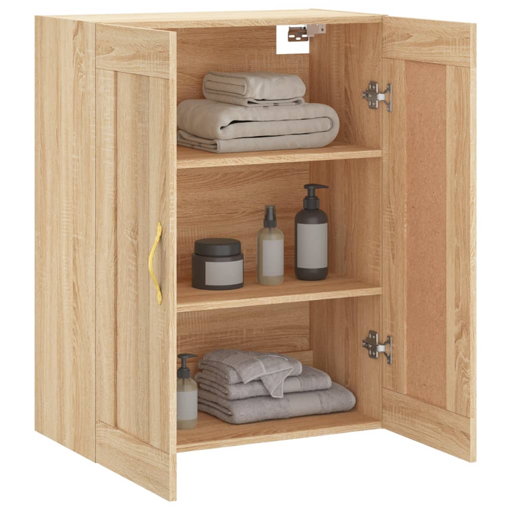 vidaXL Ντουλάπι Επιτοίχιο Sonoma Δρυς 69,5 x 34 x 90 εκ. Επεξεργ. Ξύλο