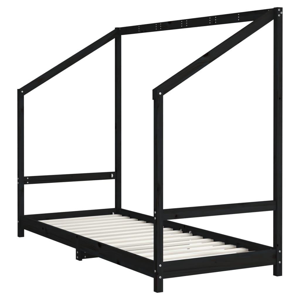 vidaXL Πλαίσιο Παιδικού Κρεβατιού 2x(80x200)εκ. Μασίφ Ξύλο Πεύκου