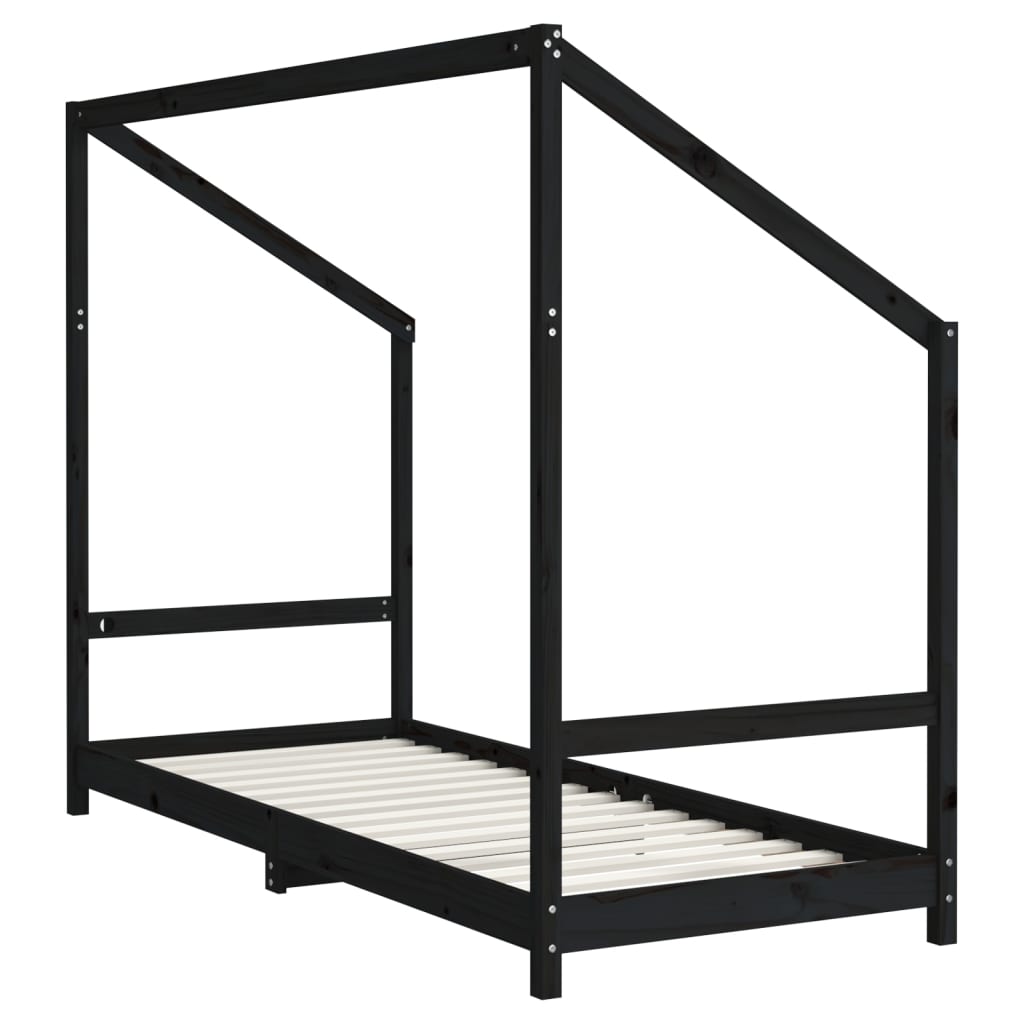 vidaXL Πλαίσιο Παιδικού Κρεβατιού 2x(80x200)εκ. Μασίφ Ξύλο Πεύκου
