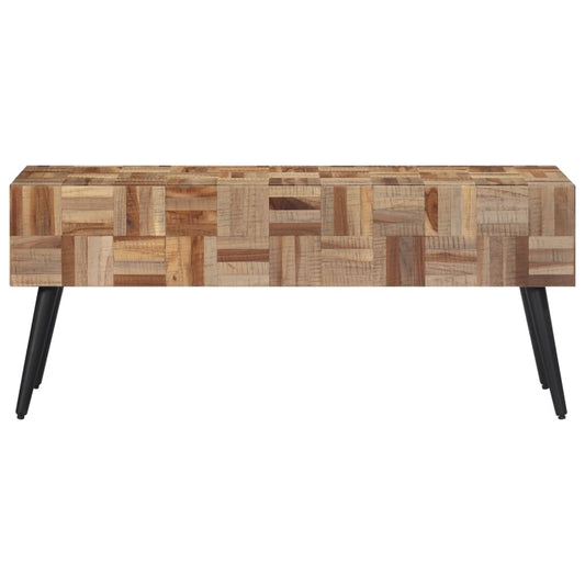 vidaXL Πάγκος 110 x 35 x 45 εκ. από Μασίφ Ανακυκλωμένο Teak