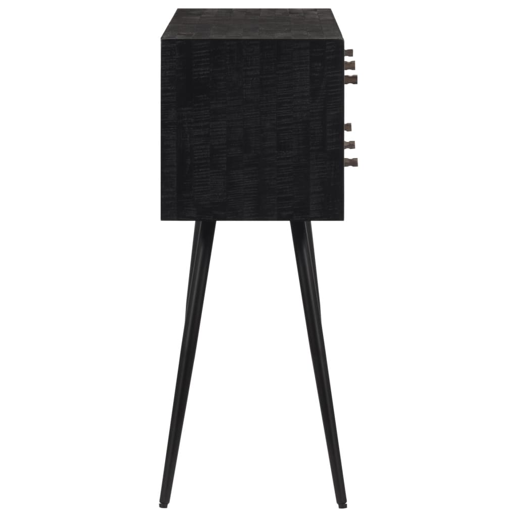 vidaXL Τραπέζι Κονσόλα με Συρτάρια 116x30x76εκ Μασίφ Ανακυκλωμένο Teak