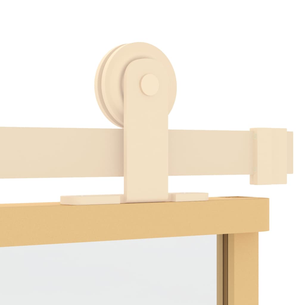 vidaXL Συρόμενη Πόρτα Χρυσή 90 x 205 εκ. από Γυαλί ESG και Αλουμίνιο