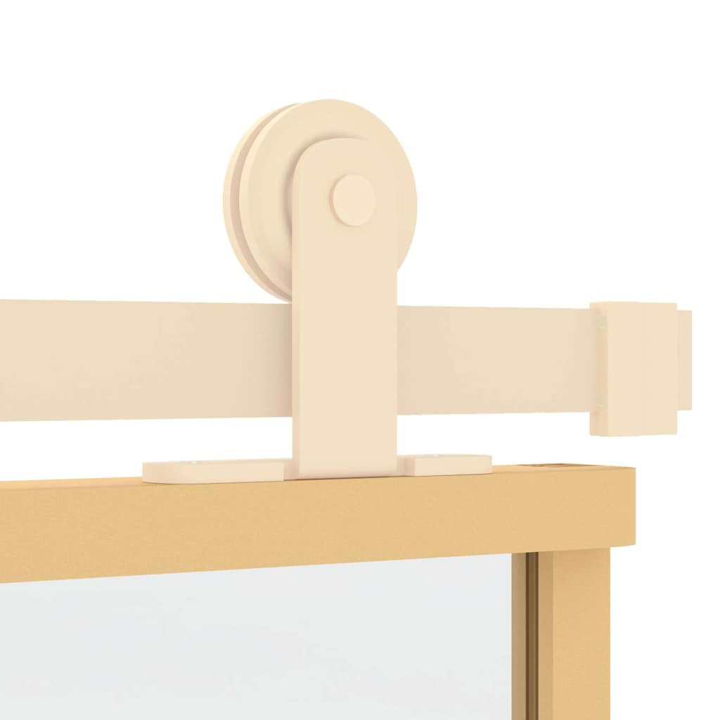 vidaXL Συρόμενη Πόρτα Χρυσή 102,5x205 εκ. από Γυαλί ESG και Αλουμίνιο