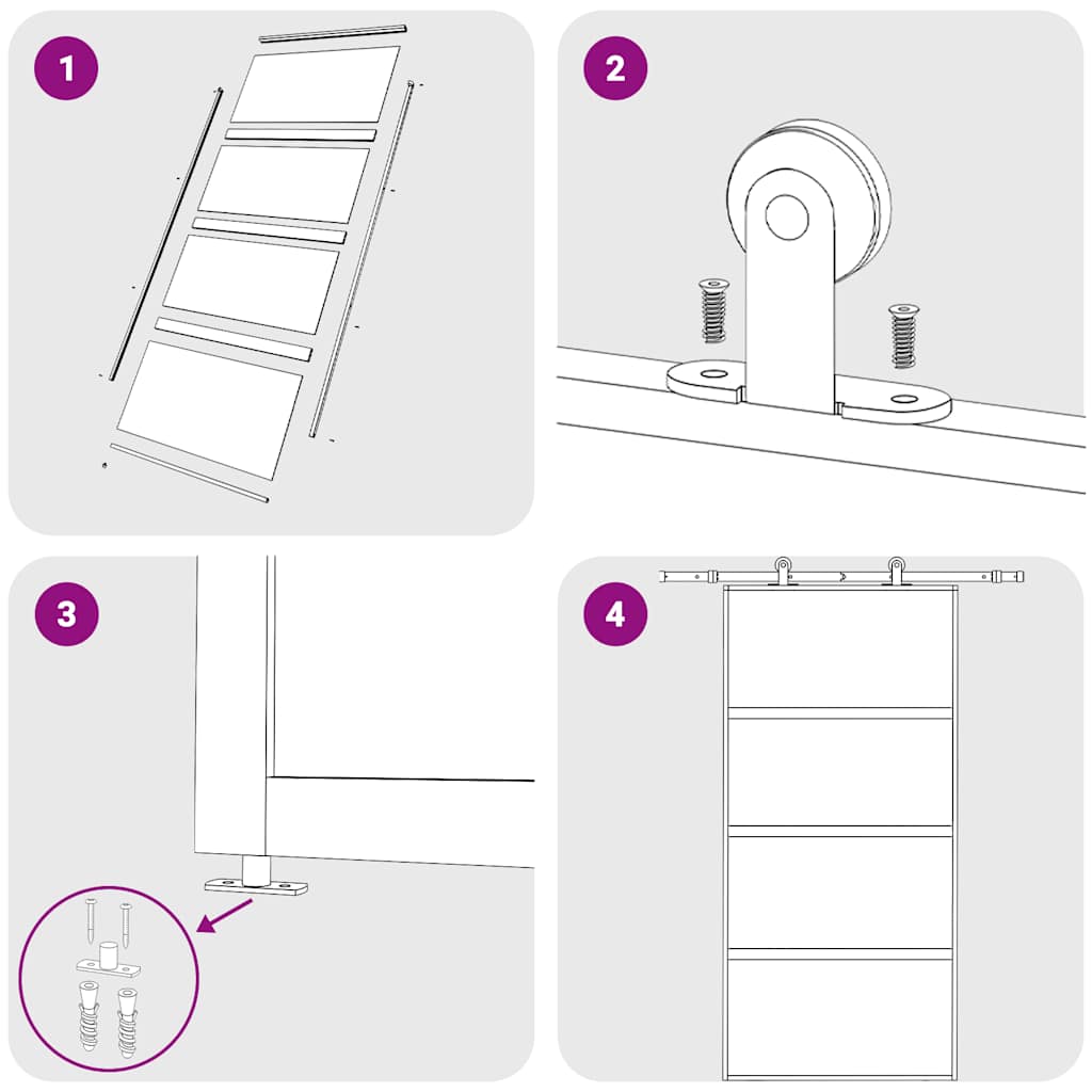 vidaXL Συρόμενη Πόρτα Χρυσή 102,5x205 εκ. από Γυαλί ESG και Αλουμίνιο