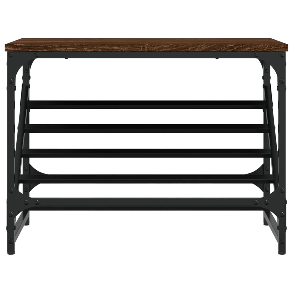 vidaXL Παπουτσοθήκη Καφέ Δρυς 60x30x45 εκ. Επεξεργασμένο Ξύλο