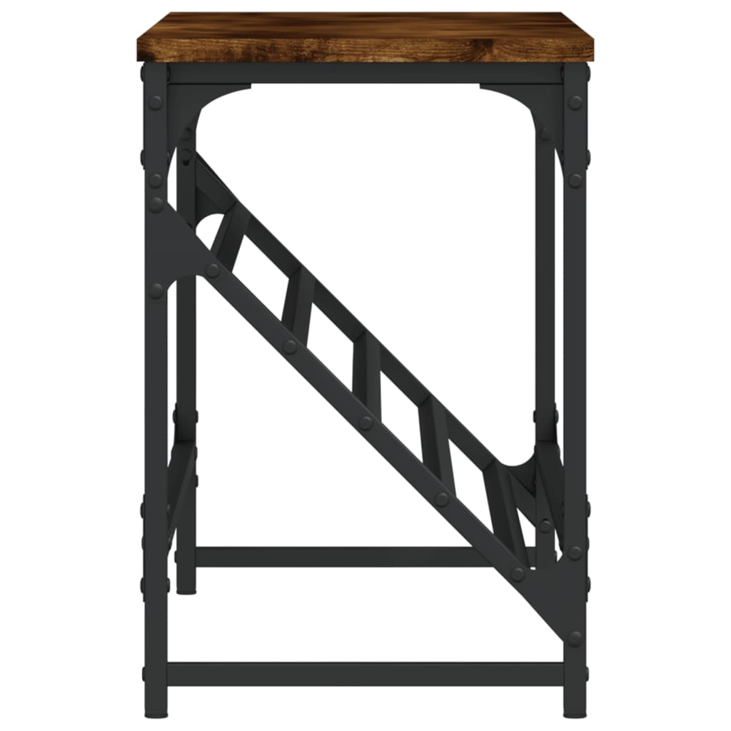 vidaXL Παπουτσοθήκη Καπνιστή Δρυς 90x30x45 εκ. Επεξεργασμένο Ξύλο