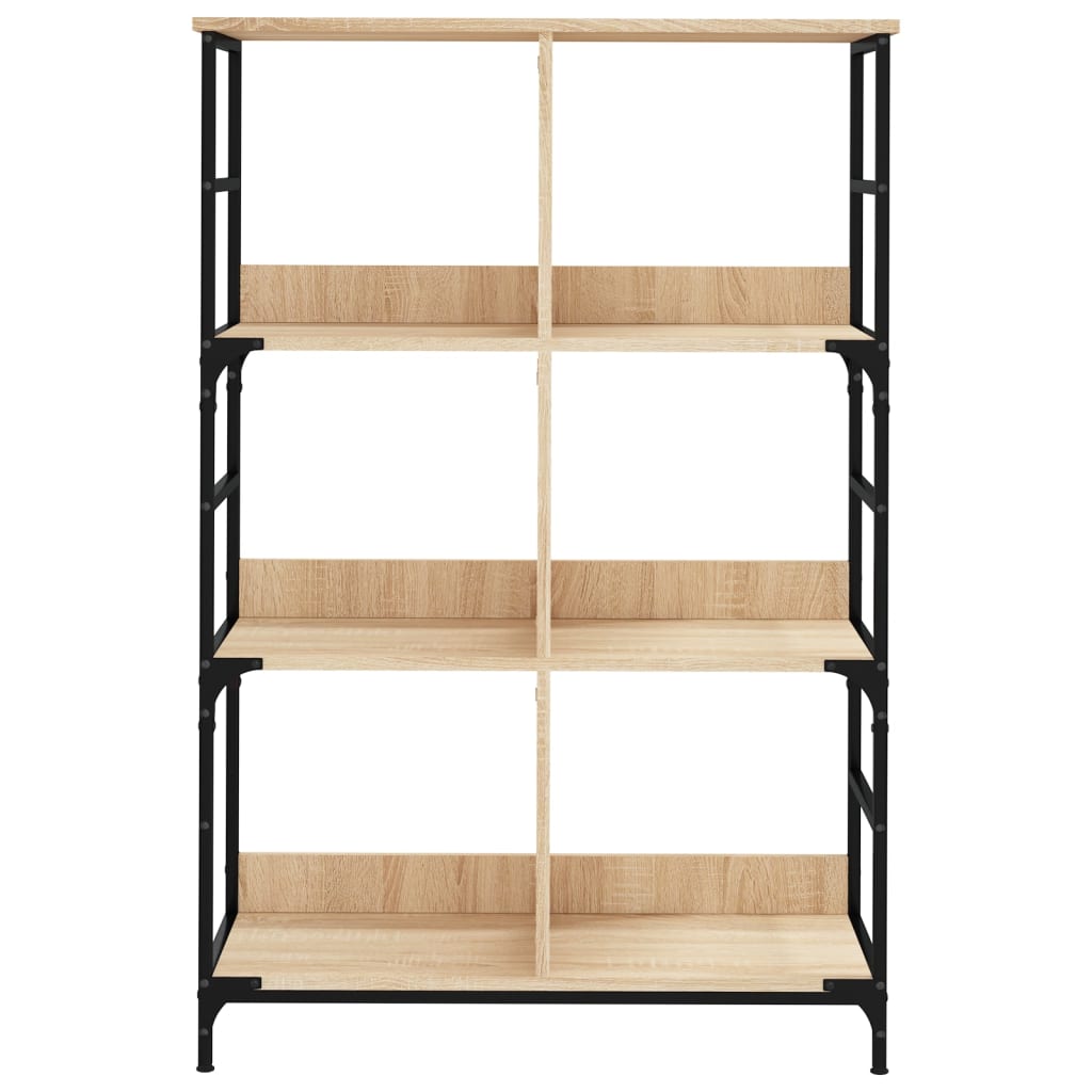 vidaXL Βιβλιοθήκη Sonoma Δρυς 78,5x33x117,5 εκ. Επεξεργασμένο Ξύλο
