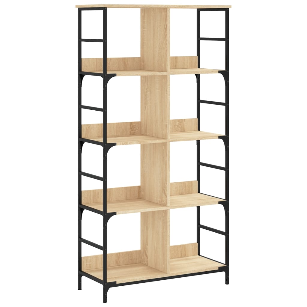 vidaXL Βιβλιοθήκη Sonoma Δρυς 78,5x33x153 εκ. Επεξεργασμένο Ξύλο