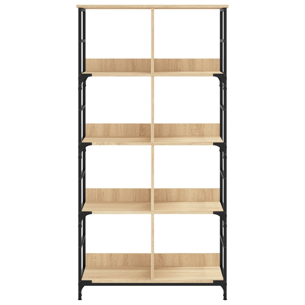 vidaXL Βιβλιοθήκη Sonoma Δρυς 78,5x33x153 εκ. Επεξεργασμένο Ξύλο