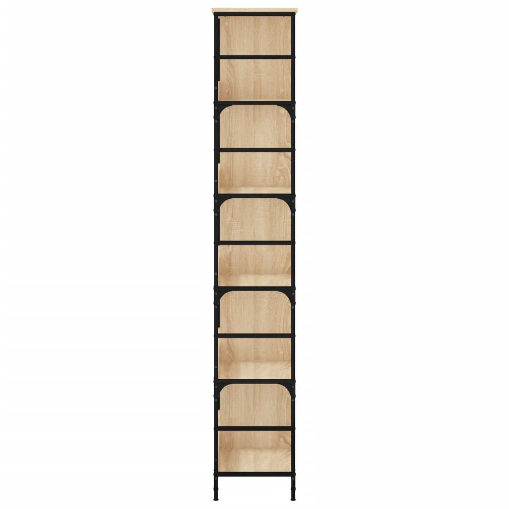 vidaXL Βιβλιοθήκη Sonoma Δρυς 78,5x33x188,5 εκ. Επεξεργασμένο Ξύλο