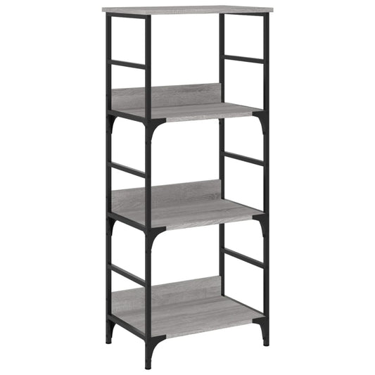 vidaXL Βιβλιοθήκη Γκρι Sonoma 50x33x117,5 εκ. Επεξεργασμένο Ξύλο