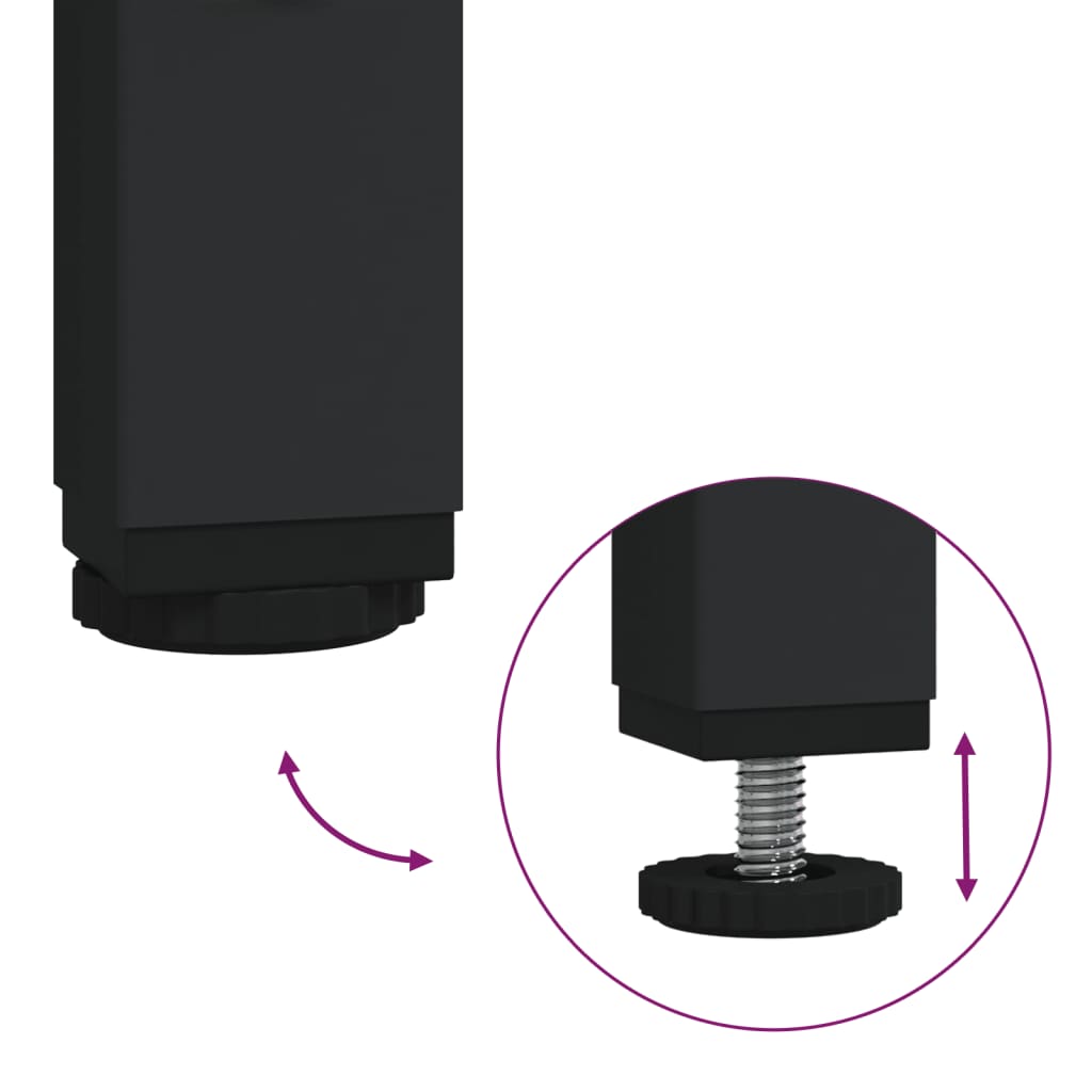 vidaXL Τραπεζάκι Σαλονιού Καπνιστή Δρυς 100x51x40 εκ. Επεξεργασμ. Ξύλο