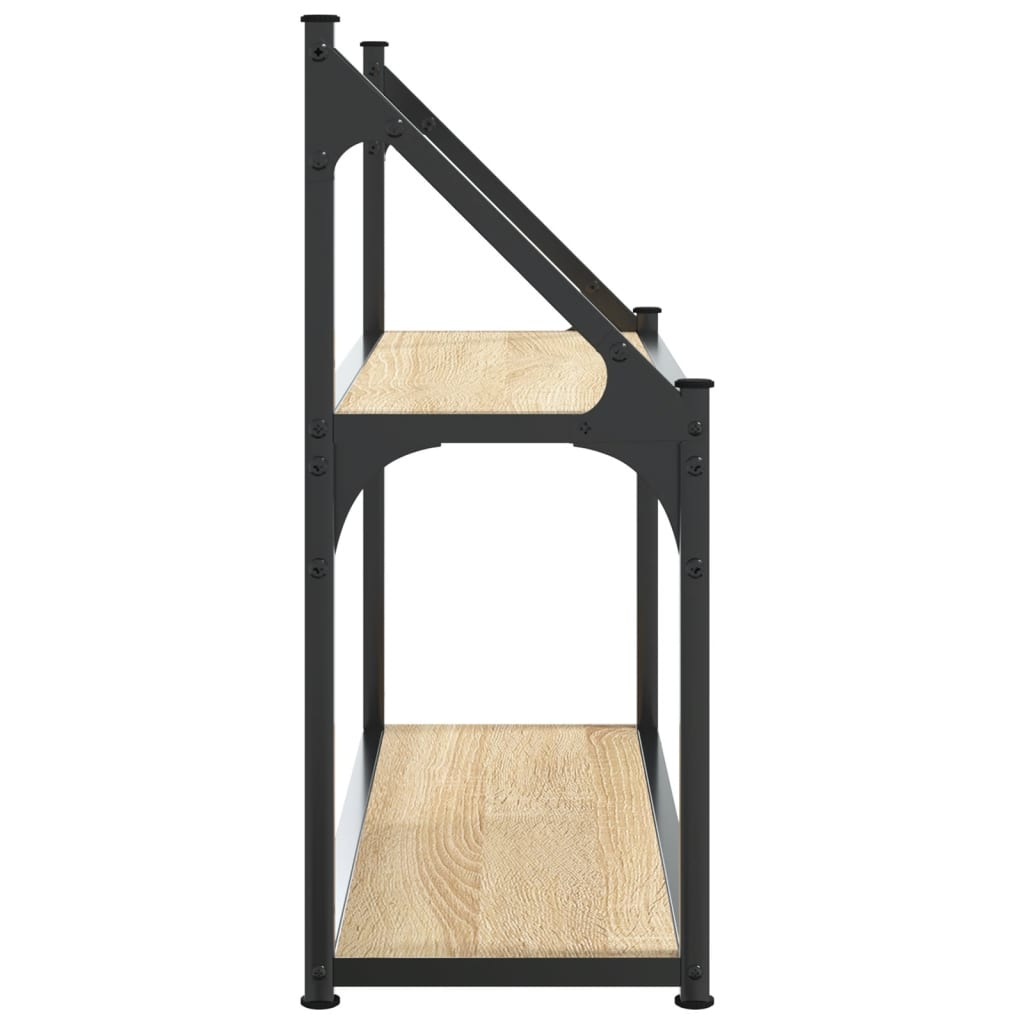 vidaXL Ράφι Τοίχου 2 Επιπέδων από Ξύλο Sonoma Δρυς 60x21x51 εκ. από Τεχνητό Ξύλο