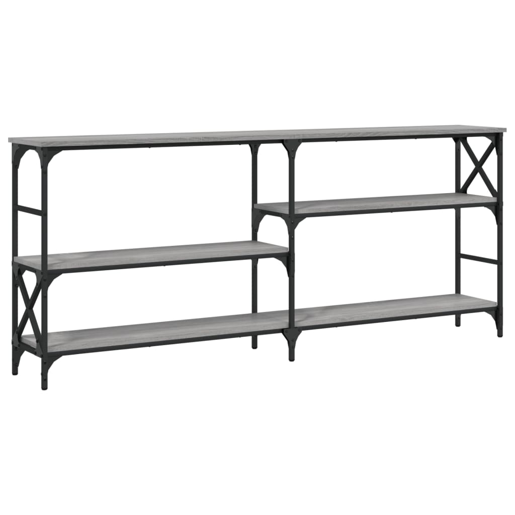 vidaXL Τραπέζι Κονσόλα Γκρι Sonoma 180x29x76,5 εκ. Επεξεργ. Ξύλο