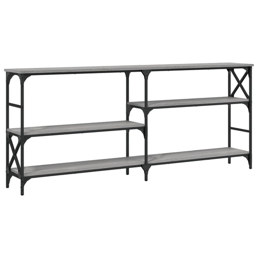 vidaXL Τραπέζι Κονσόλα Γκρι Sonoma 180x29x76,5 εκ. Επεξεργ. Ξύλο