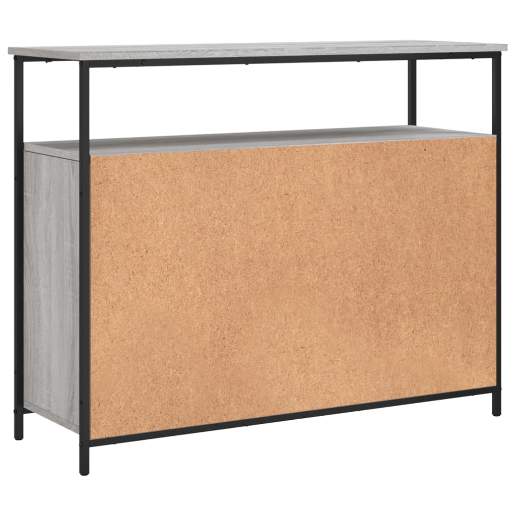 vidaXL Μπουφές Γκρι Sonoma 100x35x80 εκ. από Επεξεργασμένο Ξύλο