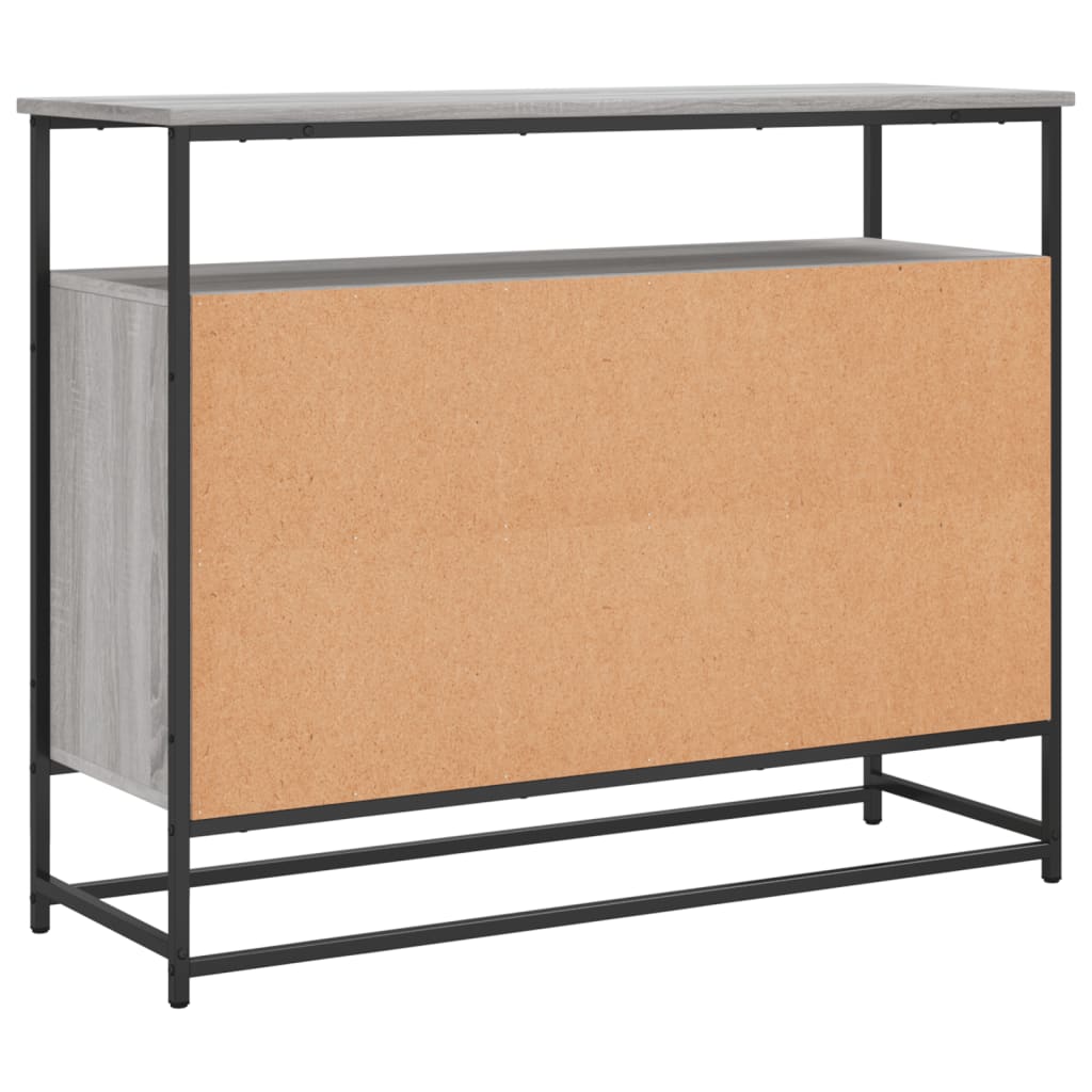 vidaXL Μπουφές Γκρι Sonoma 100x35x80 εκ. από Επεξεργασμένο Ξύλο