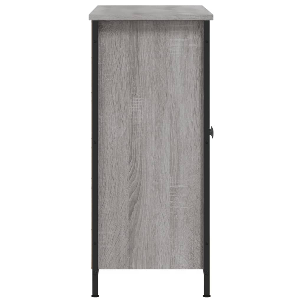 vidaXL Ντουλάπι Γκρι Sonoma 100x33x75 εκ. από Επεξεργασμένο Ξύλο