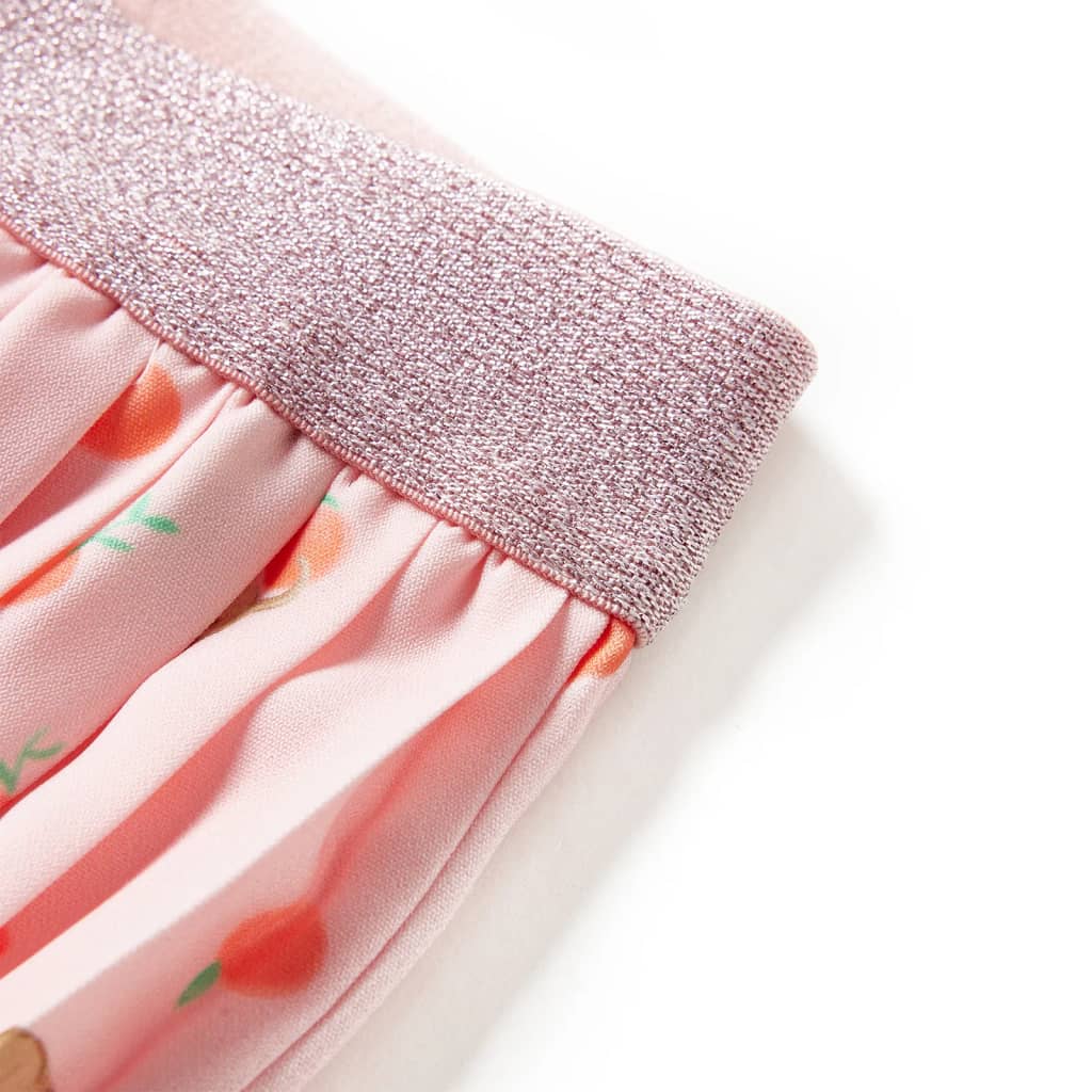 Φούστα Παιδική Πλισέ Ανοιχτό Πορτοκαλί 128