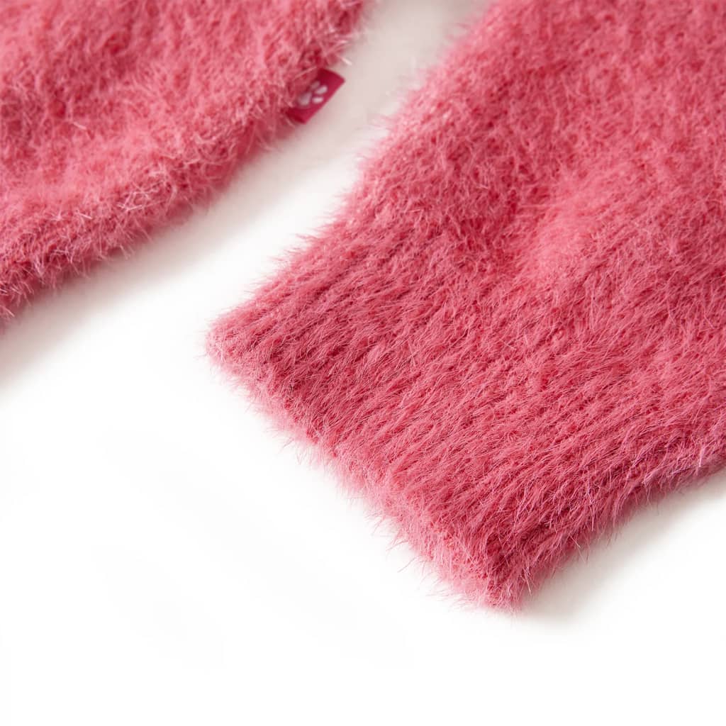 Πουλόβερ Παιδικό Πλεκτό Παλαιωμένο Ροζ 116