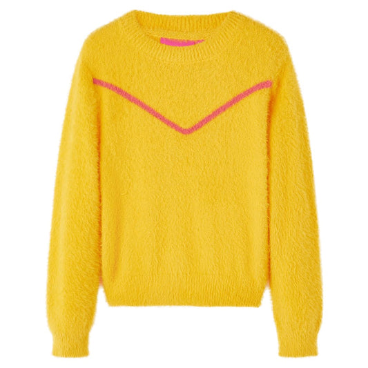 Πουλόβερ Παιδικό Πλεκτό Σκούρα Ώχρα 92