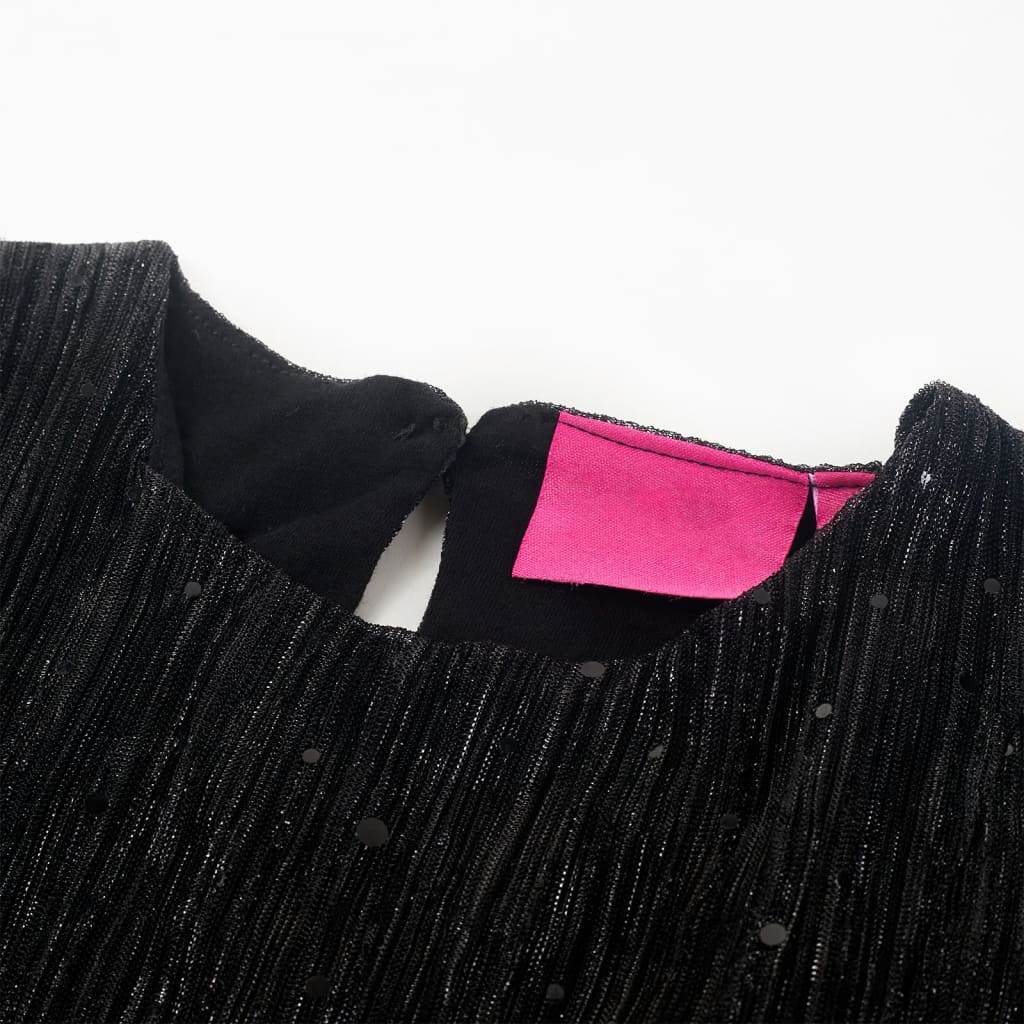 Φόρεμα Παιδικό Μακρυμάνικο Μαύρο 116