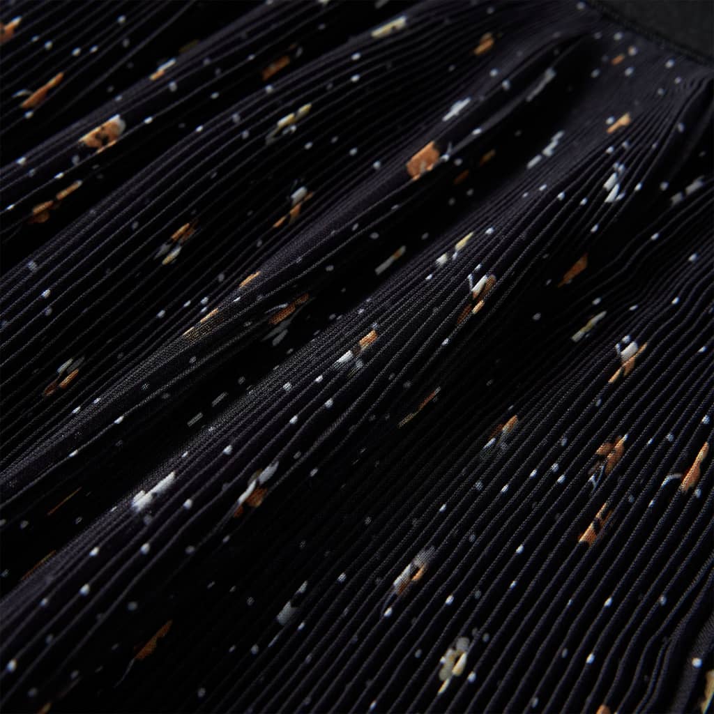 Φούστα Παιδική με Στρώσεις και Βολάν Μαύρη 104