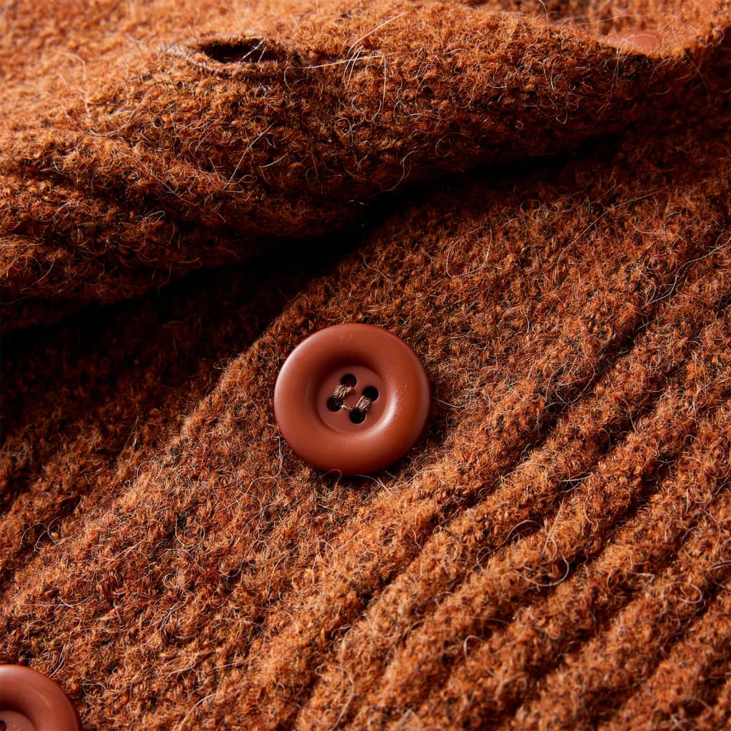 Ζακέτα Παιδική Πλεκτή Χρώμα Κονιάκ 92