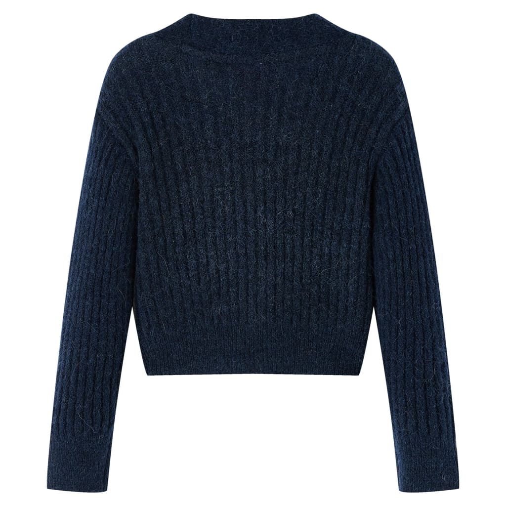 Ζακέτα Παιδική Πλεκτή Σκούρο Μπλε 104