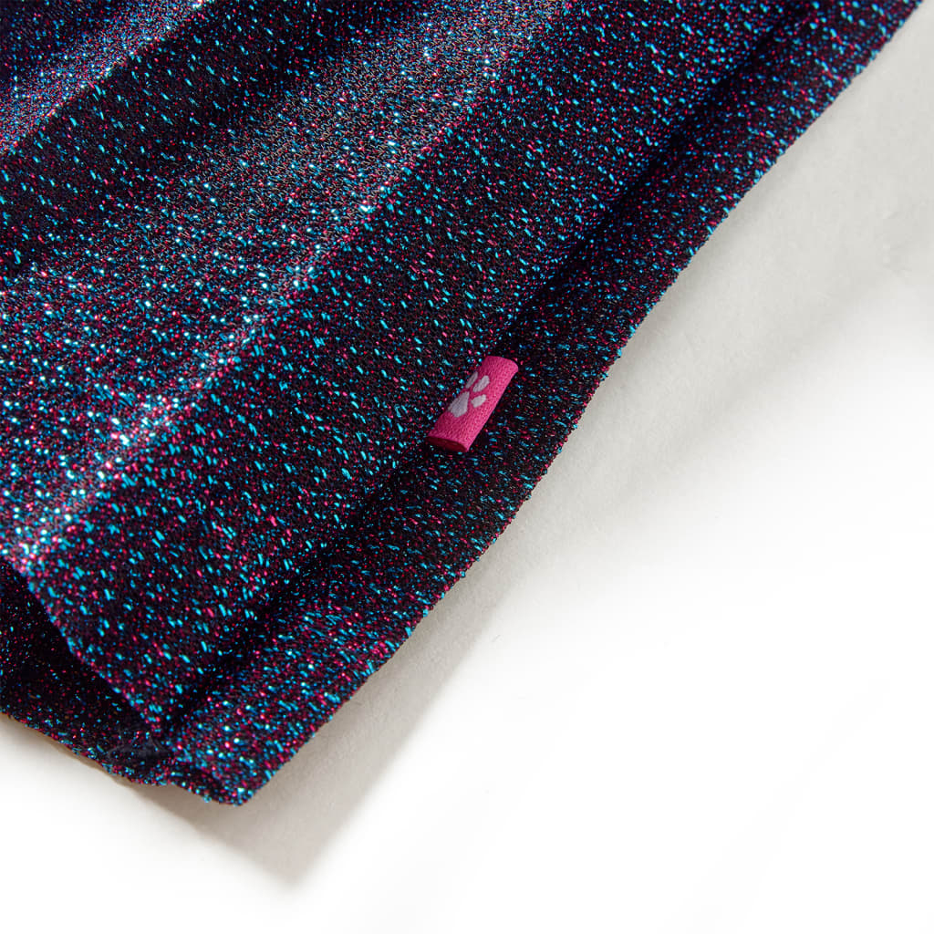 Φούστα Παιδική με Χρυσόσκονη Σκούρο Μπλε 116