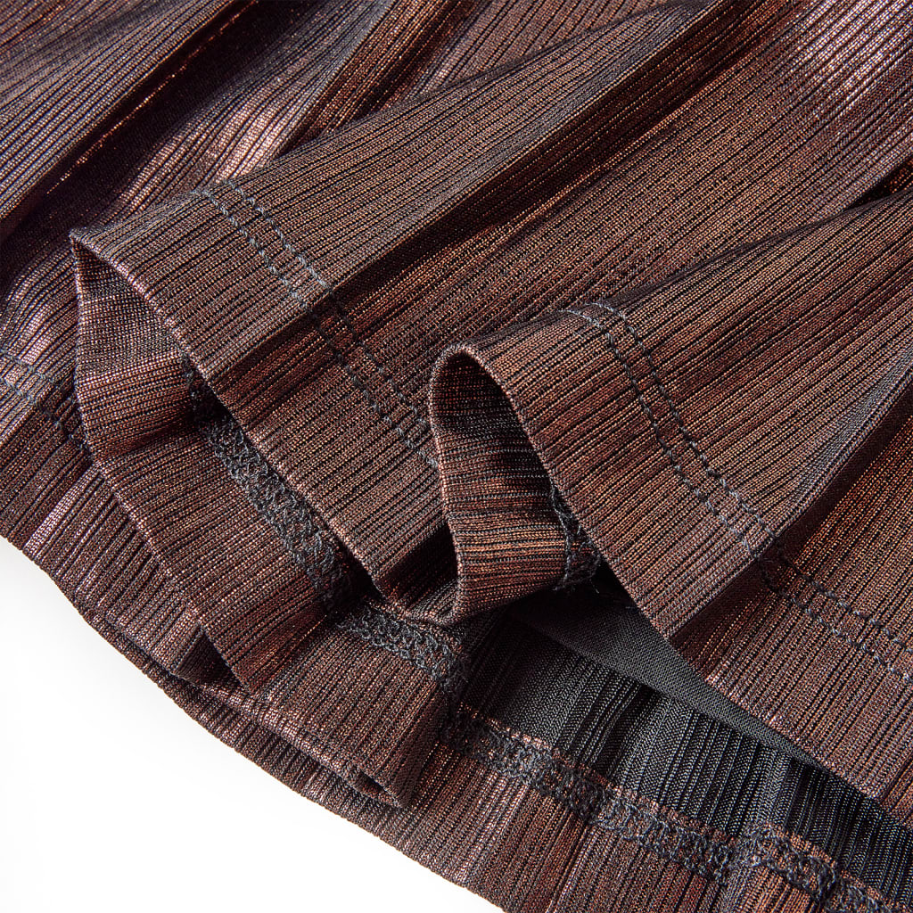 Φούστα Παιδική με Χρυσόσκονη Κονιάκ 116