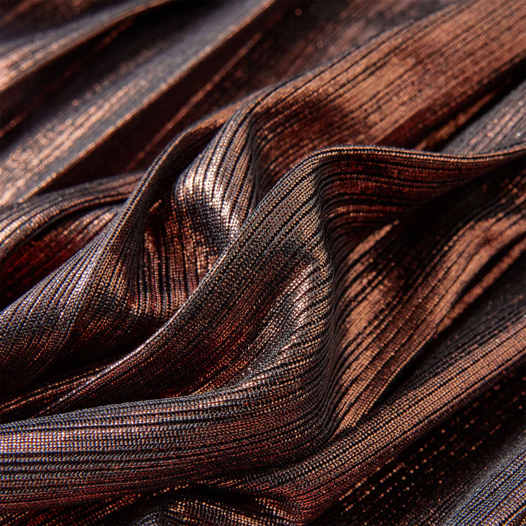 Φούστα Παιδική με Χρυσόσκονη Κονιάκ 128