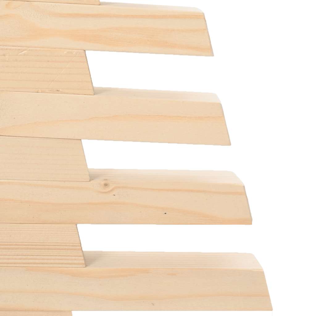 vidaXL Χριστουγεννιάτικο Δέντρο Ξύλινο Διακόσμηση 60 εκ. Μασίφ Πεύκο