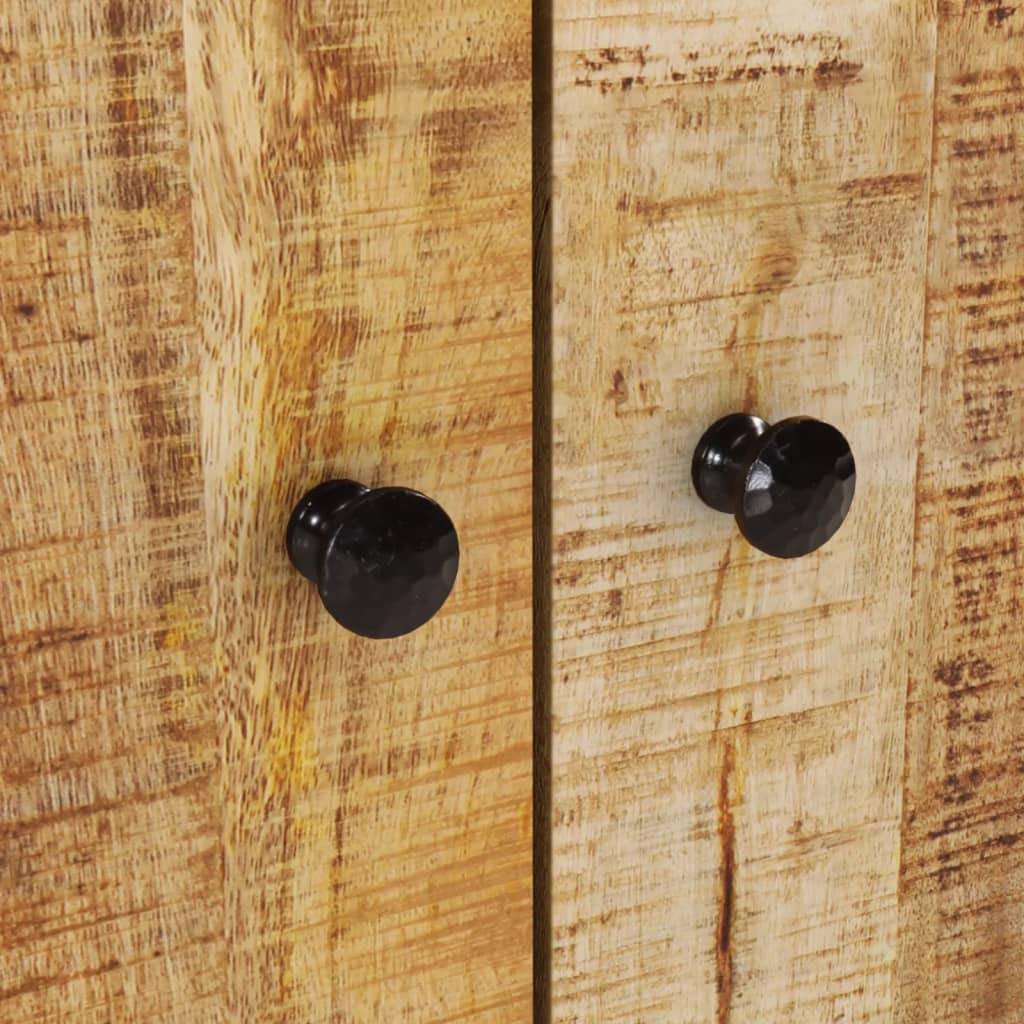 vidaXL Έπιπλα Μπάνιου Σετ 2 Τεμαχίων από Μασίφ Ξύλο Μάνγκο