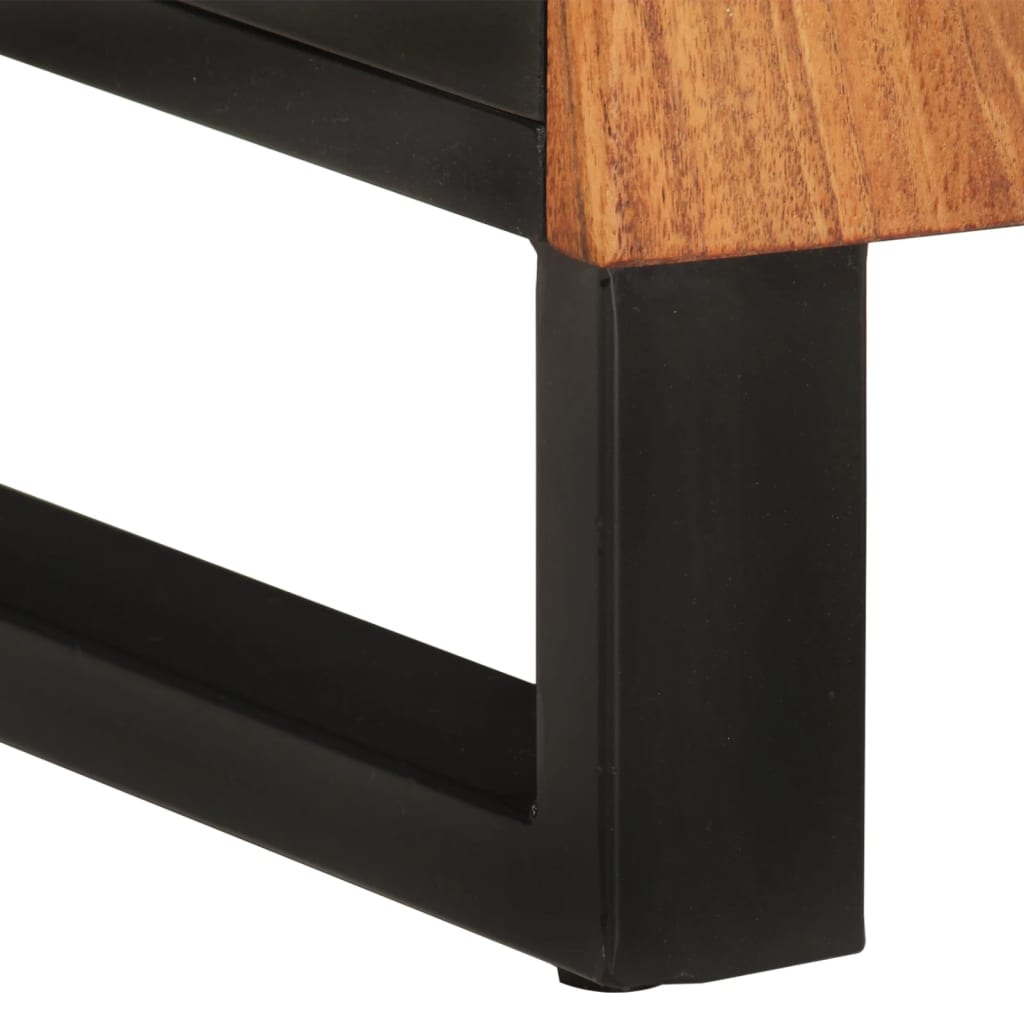 vidaXL Έπιπλα Μπάνιου Σετ 2 Τεμαχίων από Μασίφ Ξύλο Ακακίας