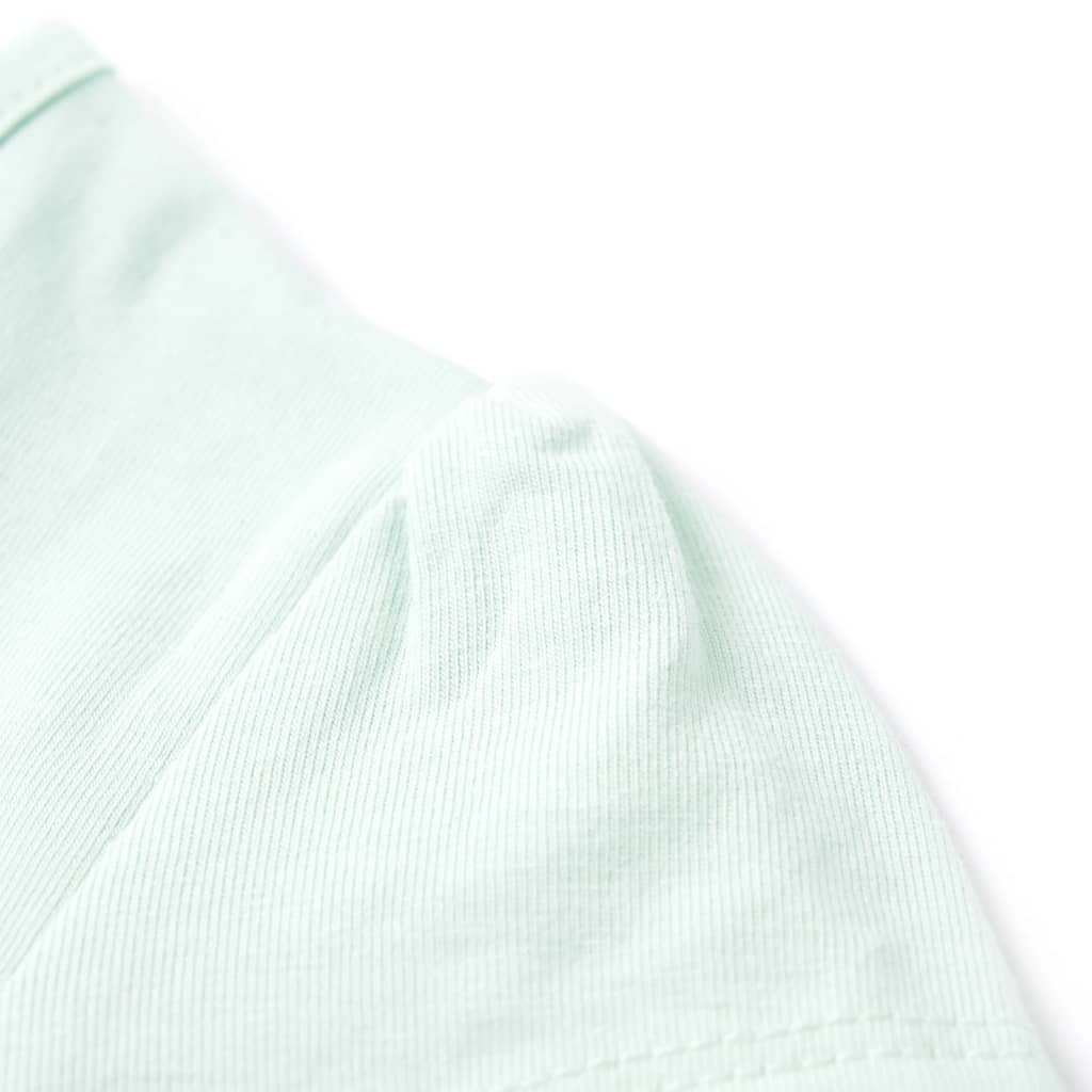 Μπλουζάκι Παιδικό Ανοιχτό Χρώμα Μέντας 116