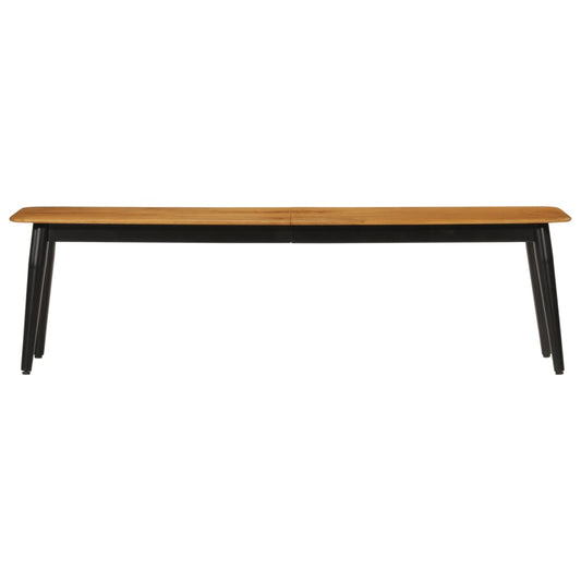 vidaXL Πάγκος 160 x 40 x 45 εκ. από Μασίφ Ξύλο Μάνγκο και Σίδερο