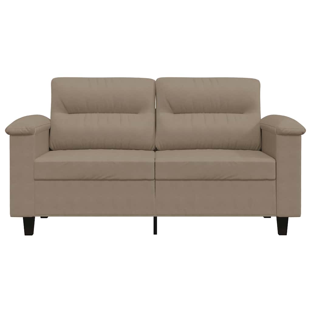 vidaXL Καναπές Διθέσιος Taupe 120 εκ. Ύφασμα μικροϊνών