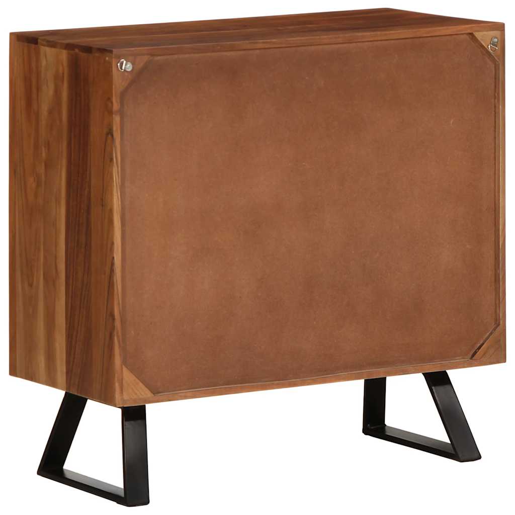 vidaXL Συρταριέρα Μελί Καφέ 70x35x70 εκ. Μασίφ Ξύλο Ακακίας