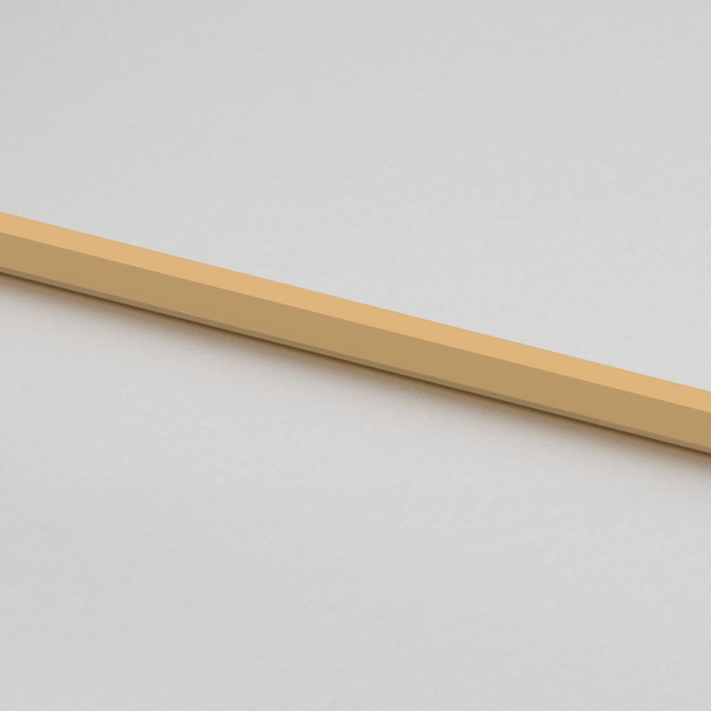 vidaXL Εσωτερική Πόρτα Χρυσή 76 x 201,5 εκ. Ψημένο Γυαλί & Αλουμίνιο