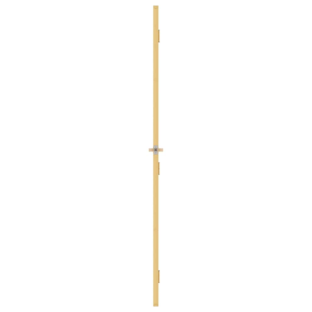 vidaXL Εσωτερική Πόρτα Χρυσή 93 x 201,5 εκ. Ψημένο Γυαλί & Αλουμίνιο