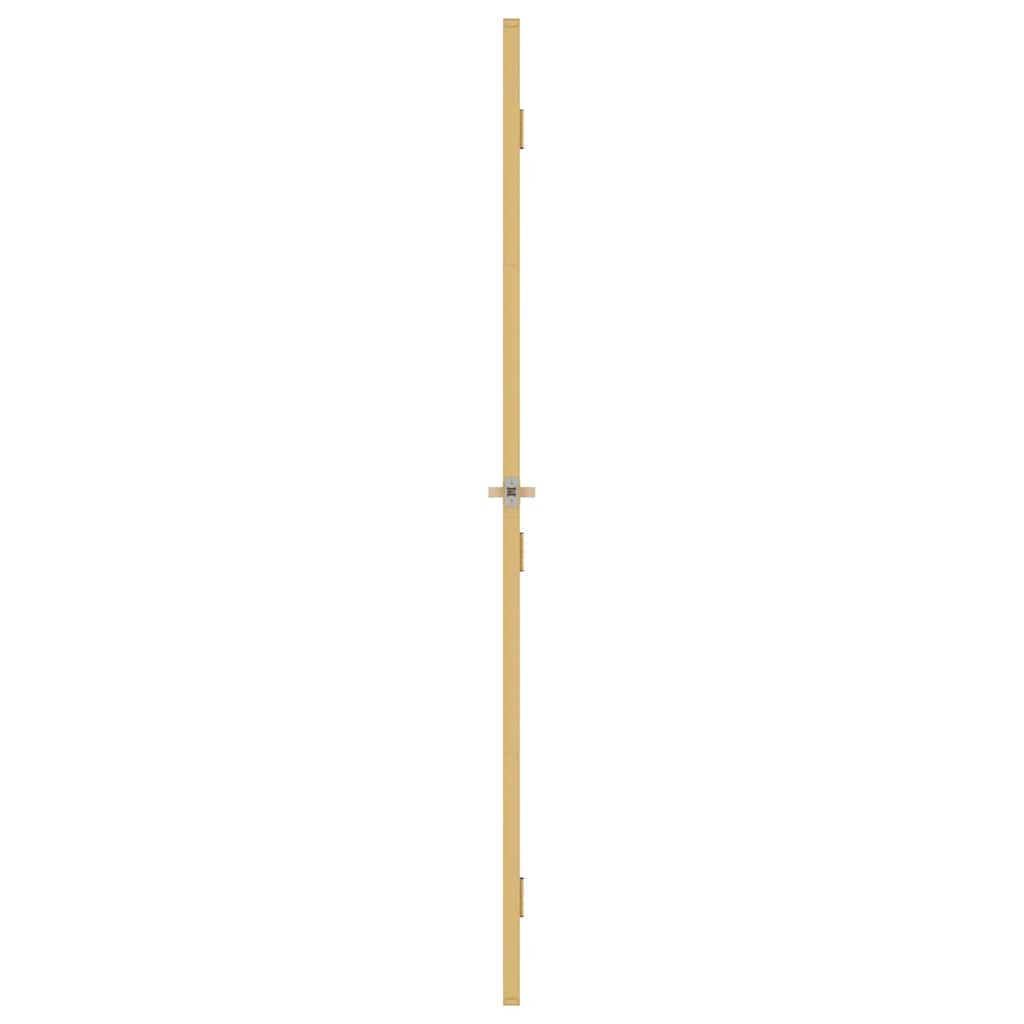 vidaXL Εσωτερική Πόρτα Χρυσή 93 x 201,5 εκ. Ψημένο Γυαλί & Αλουμίνιο