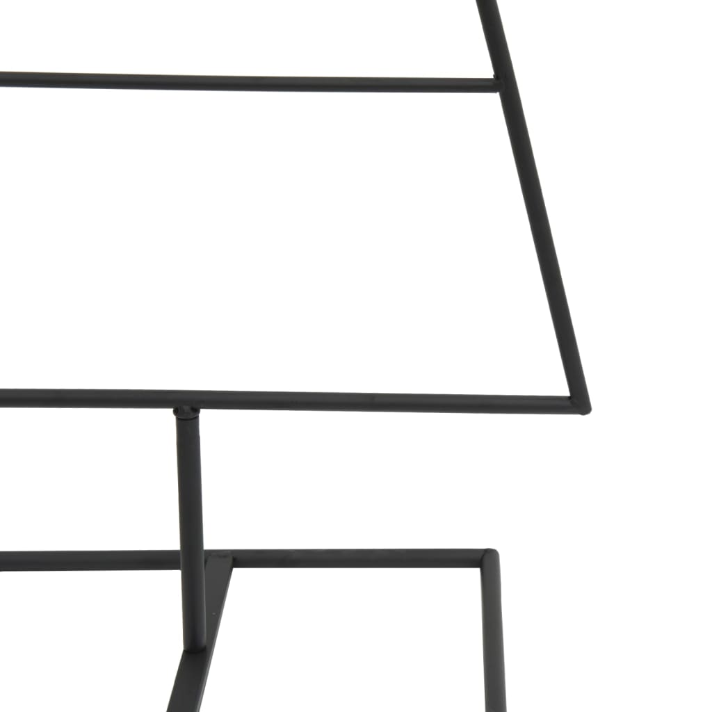 vidaXL Χριστουγεννιάτικο Δέντρο Διακοσμητικό Μαύρο 60 εκ. Μεταλλικό