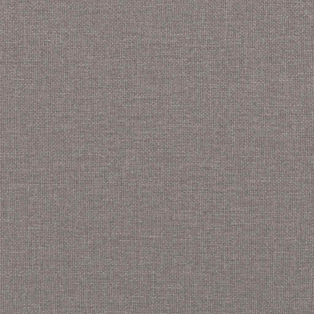 vidaXL Καναπές Διθέσιος Taupe 140 εκ. Υφασμάτινος