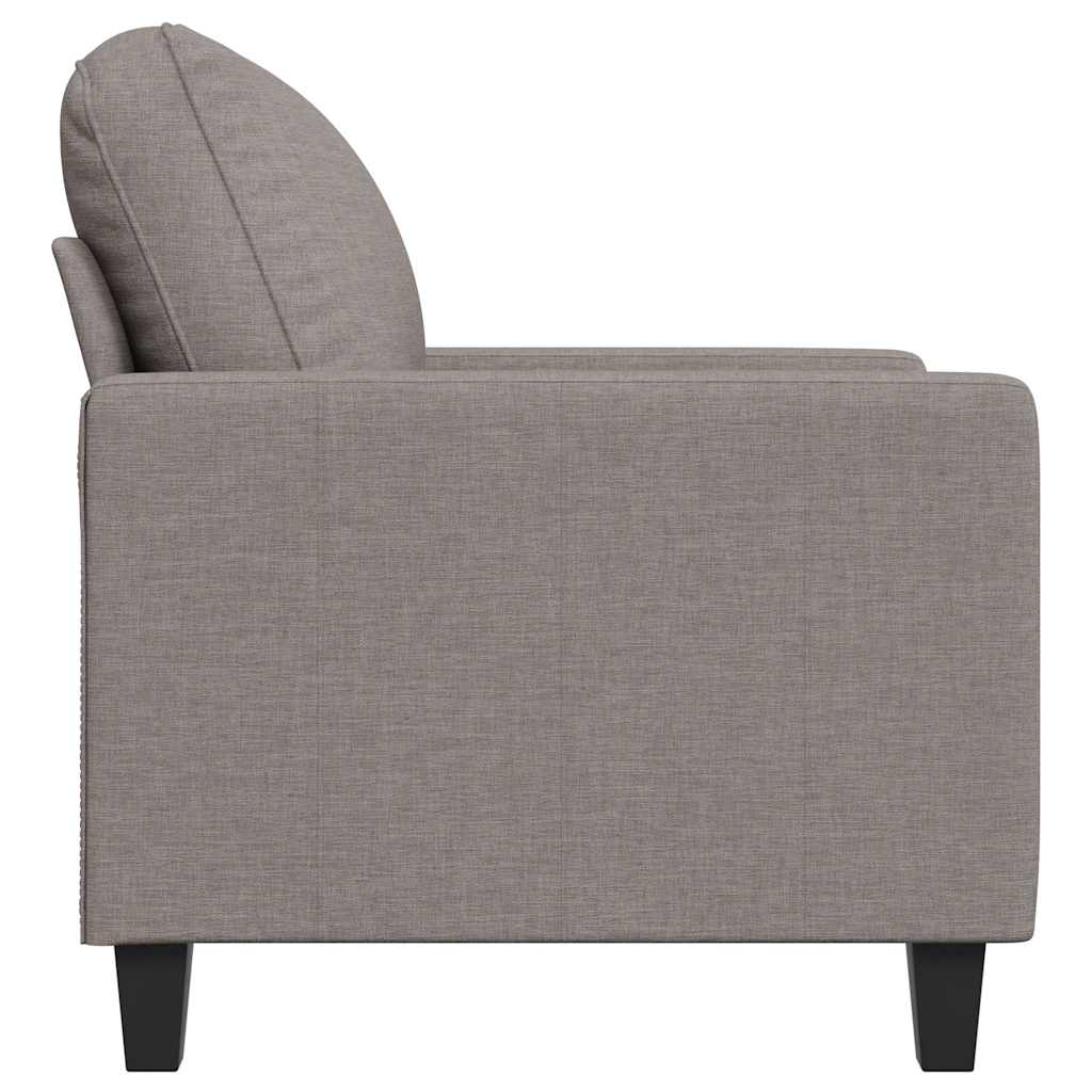 vidaXL Πολυθρόνα Taupe 60 εκ. Υφασμάτινη