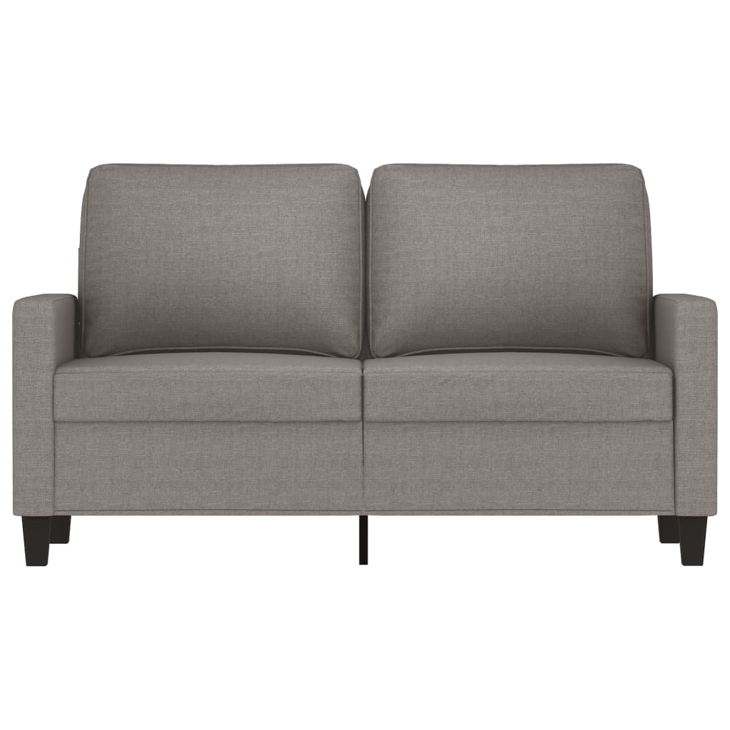 vidaXL Καναπές Διθέσιος Taupe 120 εκ. Υφασμάτινος