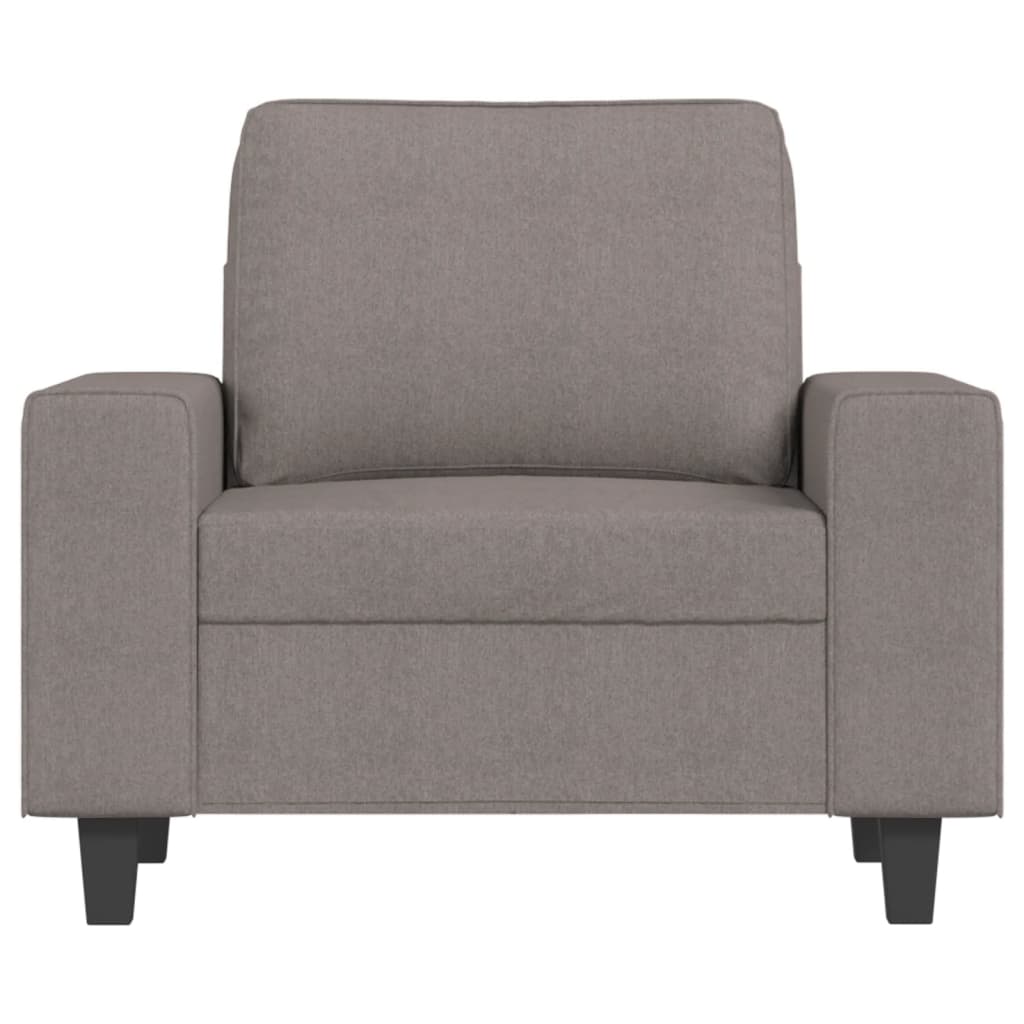 vidaXL Πολυθρόνα Taupe 60 εκ. Υφασμάτινη