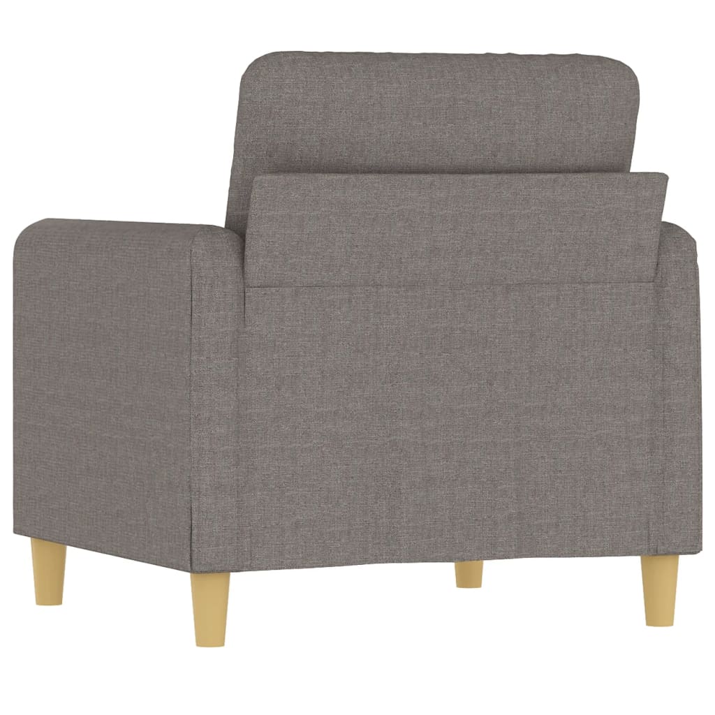vidaXL Πολυθρόνα Taupe 60 εκ. Υφασμάτινη
